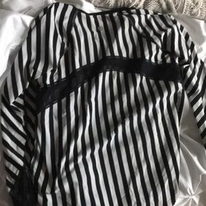 Lulu black striped shirt